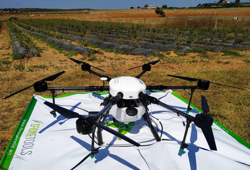 agricultura de precisió amb dron - tractaments agrícoles