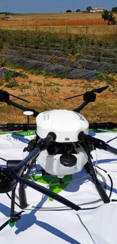 agricultura de precisió amb dron - tractaments agrícoles