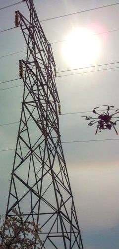 Inspeccions industrials amb dron - línies elèctriques